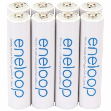 PANASONIC Eneloop- r Batteries - aaa; 8 Pk PA391905